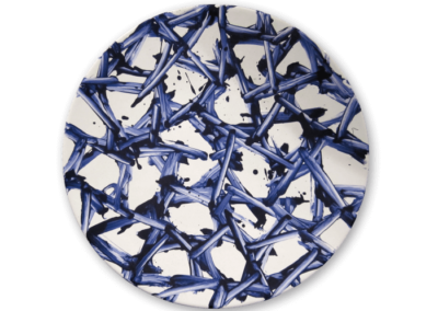 senza titolo, 2012, maiolica dipinta a terzo fuoco
