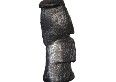 senza titolo, 2013, grès, cottura Raku con smalto