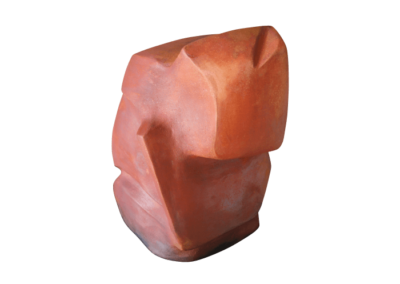 senza titolo, 2013, grés, cottura Raku