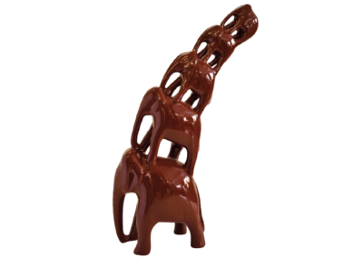<i>Elefantini un corno</i>, 1998, maiolica