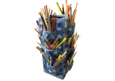 <i>Design del colore – plasticità ceramica mobile</i>, 2011, tecniche ceramiche miste