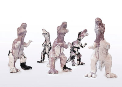 <i>Gozzilla</i>, 2011, ceramica smaltata
