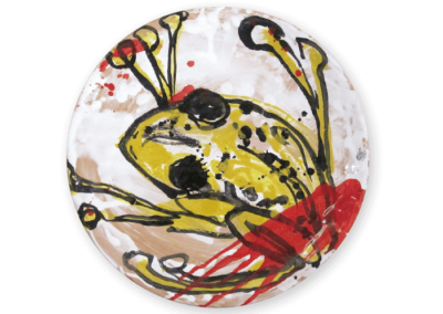 <i>Rana gialla</i>, 2009, ceramica smaltata