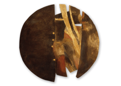 <i>Disco</i>, 2010, refrattario, ossidi, ingobbio