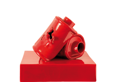 <i>Discours à Developper</i>, 2004, ceramica smaltata a gran fuoco