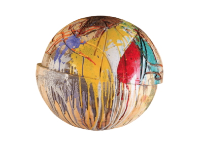 <i>Sfera</i>, 2008, terracotta policroma