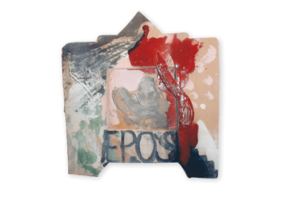 <i>Epos</i>, 1995, ceramica policroma