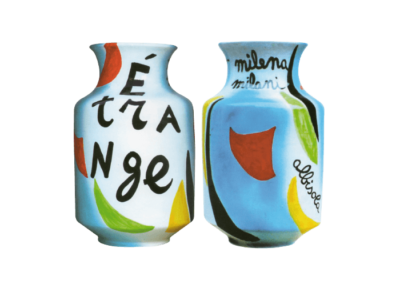 <i>Étrange</i>, 2006, smalti e colori a gran fuoco