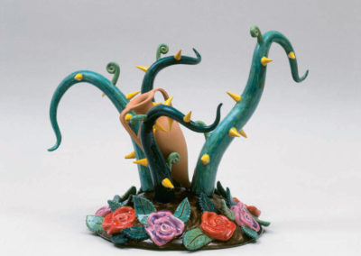 <i>L’intimità della sorgente</i>, 1992, maiolica policroma