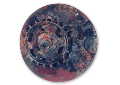 <i>Rottame ingranaggio</i>, 1974, ceramica