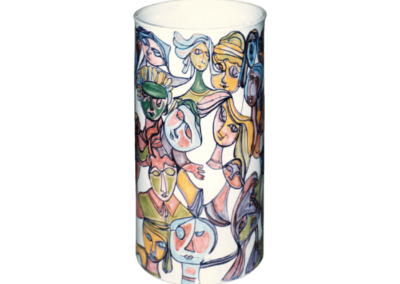 <i>Vaso-portaombrelli</i>, 1993, ceramica smaltata