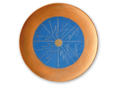 <i>Archeologie astratte</i>, 1972, ceramica smaltata e graffita