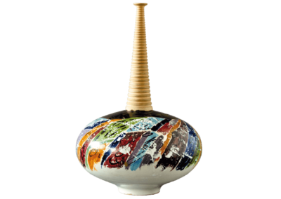 <i>Vietri sul Mare</i>, 1996, terracotta e ceramica smaltata