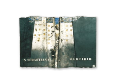 <i>San Sebastiano Martirio</i>, 1989, ceramica raku
